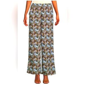 Anthropologie  FRNCH Paris adixiq Multicolor Patterned Pants size L